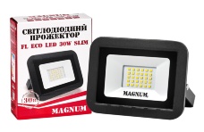 Прожектор светодиодный MAGNUM FL ECO LED 30Вт slim 6500К IP65
