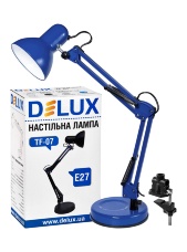 Светильник настольный DELUX TF-07_E27 голубой