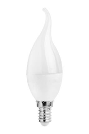 Лампа светодиодная DELUX BL37B 6 Вт tail 3000K 220В E14 filament теплый белый