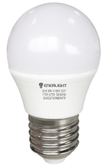 Лампа LED шар E27 6Вт G45 6Вт ENERLIGHT