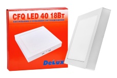 Светильник светодиодный накладной потолочный DELUX CFQ LED 40 4100К 18 Вт 220В квадрат