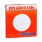 Светильник светодиодный встраиваемый потолочный DELUX CFR LED 10 4100К 24Вт 220В круг