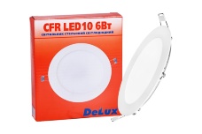 Светильник светодиодный встраиваемый потолочный DELUX CFR LED 10 4100К 6Вт 220В круг