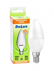 Лампа светодиодная DELUX BL37B 7 Вт 2700K 220В E14 теплый белый