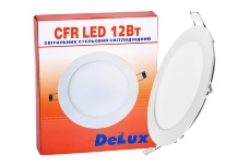Светильник светодиодный встраиваемый потолочный DELUX CFR LED 12 4100К 12 Вт 220В круг