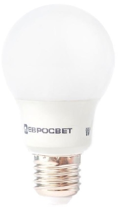 Лампа светодиодная ЕВРОСВЕТ 5Вт 3000К Р-5-3000-27 E27