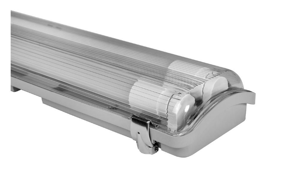  ЛЕД светильника ДПП PC7 2х1200мм для двух линейных светодиодных .