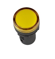 Лампа AD22DS d22mm желтая 12V AC/DC TNSy
