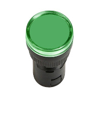 Лампа AD16DS d16mm зеленая 36V AC/DC TNSy